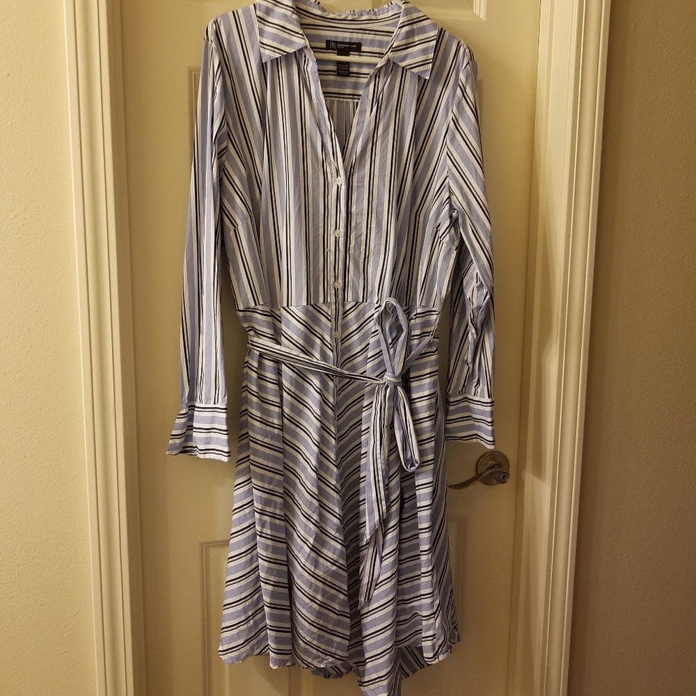Striped shirt dress from Macy's